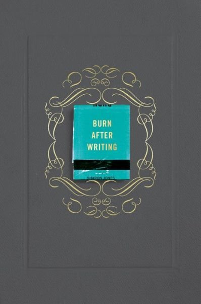 Cover for Sharon Jones · Burn After Writing (Gray) (Taschenbuch) (2021)