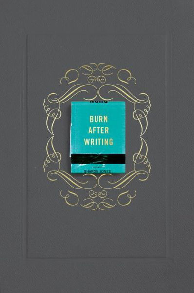 Cover for Sharon Jones · Burn After Writing (Gray) (Taschenbuch) (2021)