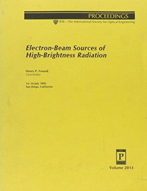 Cover for Freund · Electron Beam Sources of High Brightness Radiation (Paperback Book) (2006)