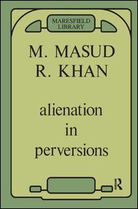 Cover for Masud Khan · Alienation in Perversions (Paperback Book) (1987)