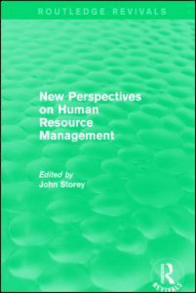 Cover for John Storey · New Perspectives on Human Resource Management (Routledge Revivals) - Routledge Revivals (Paperback Book) (2016)