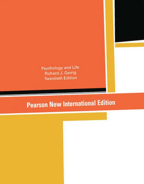 Cover for Richard Gerrig · Psychology and Life: Pearson New International Edition (Paperback Bog) (2013)