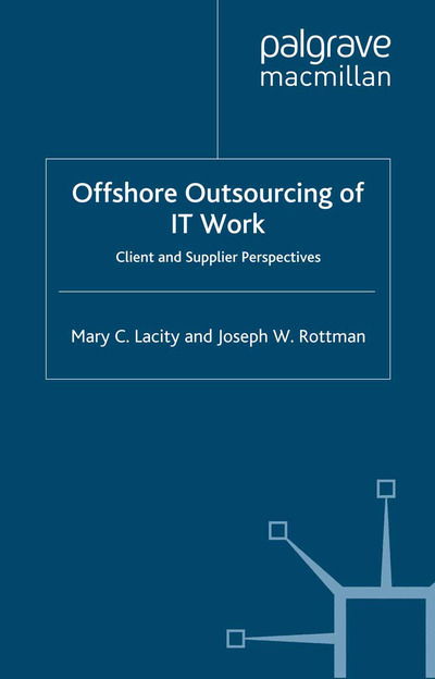 Cover for Lacity · Offshore Outsourcing of IT Work (Book) (2008)