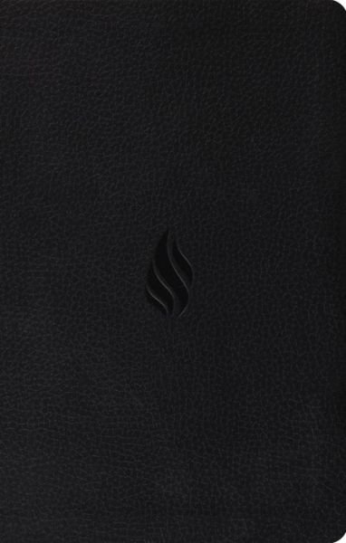 Cover for Crossway Bibles · Premium Gift Bible-esv-flame Design (Leather Book) [Black Imitation] (2015)