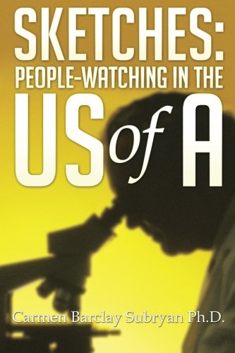 Cover for Carmen Barclay Subryan · Sketches: People-watching in the U S of a (Paperback Book) (2014)