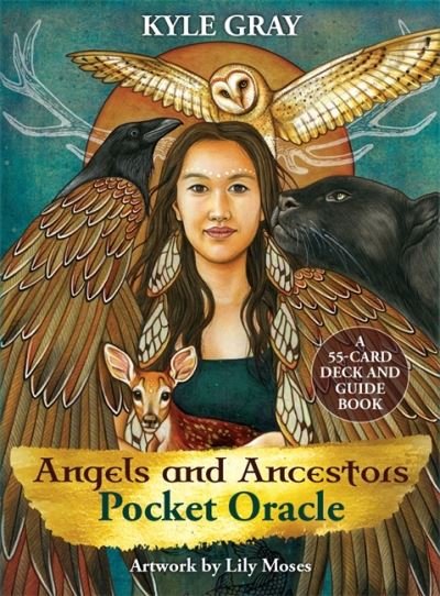 Cover for Kyle Gray · Angels and Ancestors Pocket Oracle: A 55-Card Deck and Guidebook (Flashcards) [Mini deck edition] (2023)