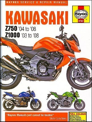 Cover for Matthew Coombs · Kawasaki Z750 and Z1000 Service and Repair Manual: 2003 to 2008 - Haynes Service and Repair Manuals (Paperback Book) (2008)