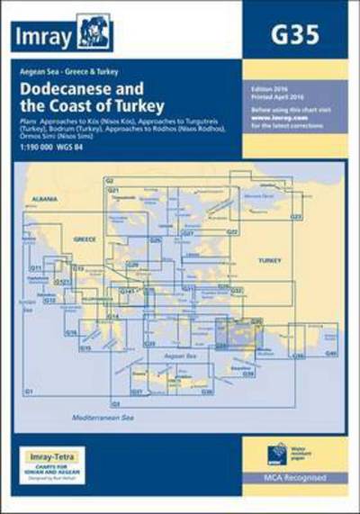 Cover for Imray · Imray Chart G35: Dodecanese and the Coast of Turkey (Paperback Book) [New edition] (2016)