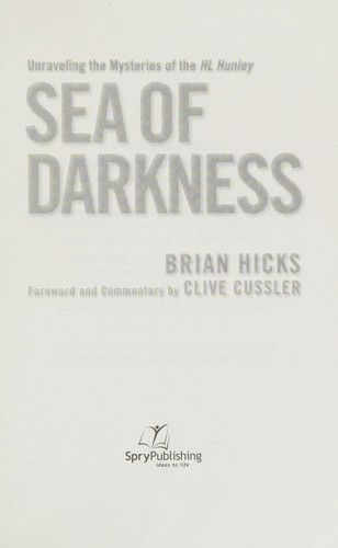 Cover for Brian Hicks · Sea of Darkness - Friends of the Hunley (Hardcover Book) (2014)