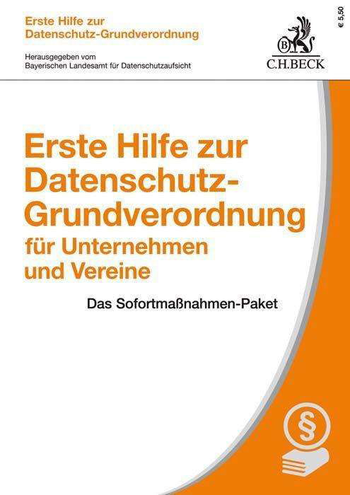 Cover for Ehmann · Erste Hilfe zur Datenschutz-Grundverord (Bog)