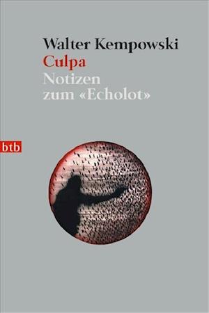 Cover for Walter Kempowski · Culpa (Paperback Book) (2007)