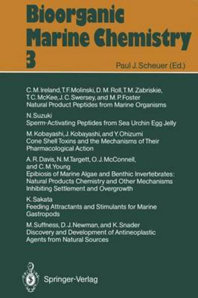 Cover for A R Davis · Bioorganic Marine Chemistry - Bioorganic Marine Chemistry (Paperback Bog) [Softcover reprint of the original 1st ed. 1989 edition] (2011)