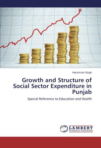 Cover for Harsimran Singh · Growth and Structure of Social Sector Expenditure in Punjab: Special Reference to Education and Health (Paperback Book) (2014)