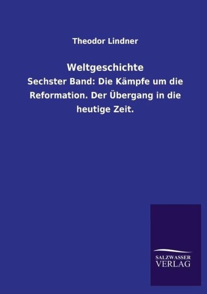 Cover for Theodor Lindner · Weltgeschichte (Paperback Book) [German edition] (2013)