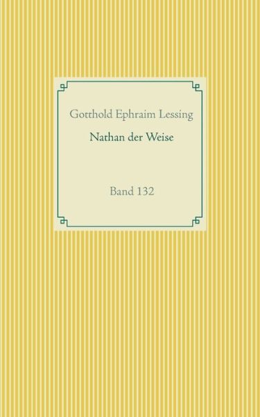 Cover for Lessing · Nathan der Weise (Book) (2020)