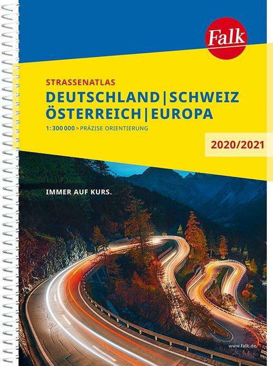 Falk Strassenatlas 2020/2021 Deutschland, Österreich, Schweiz - Mair-Dumont - Książki - Falk - 9783827904621 - 1 czerwca 2019