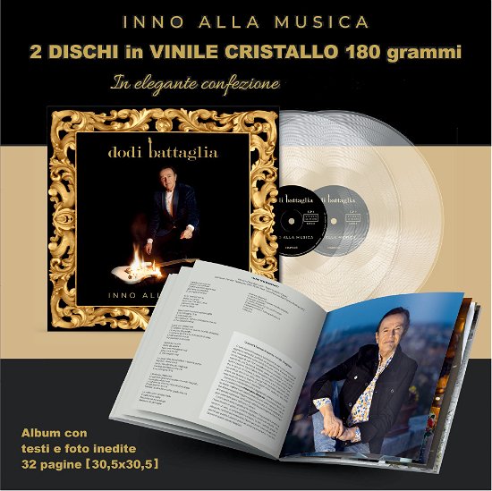 Cover for Dodi Battaglia · Inno Alla Musica (Vinile Cristallo 180Gr+Libro) (2 Lp) (LP)