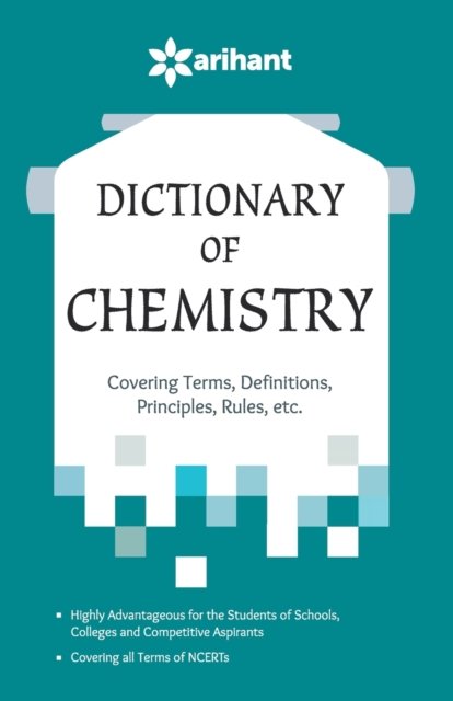 Cover for Purnima Sharma · Dictionary of Chemistry (Paperback Book) (2015)