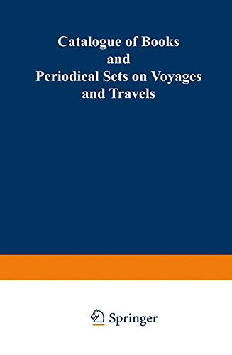 Cover for Martinus Nijhoff · Catalogue of Books and Periodical Sets on Voyages and Travels (Paperback Bog) [Softcover reprint of the original 1st ed. 1949 edition] (1949)