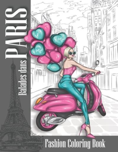 Cover for Lyma Coloring · Fashion coloring book Balades dans PARIS (Paperback Book) (2020)