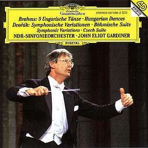 Cover for Johannes Brahms / Antonin Dvorak · Hungarian Dances / Symphonic Variations, Czech Suite (CD)