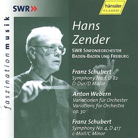 Symphony 1 D Major / Variations for Orchestra Op30 - Schubert / Webern / Zender / Swr Radio So Freiburg - Music - SWR - 0040888301622 - February 13, 2001