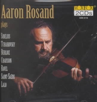 Aaron Rosand Plays - Sibelius / Saint-Saens / Lalo - Muziek - VOXBOX - 0047163511622 - 30 juni 1990