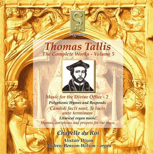 Thomas Tallis Vol.5 - T. Tallis - Música - SIGNUM CLASSICS - 0635212001622 - 29 de julho de 2002