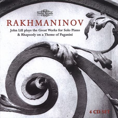 John Lill Plays Rakhmaninov - Sergei Rachmaninov - Music - NIMBUS RECORDS - 0710357173622 - 2018