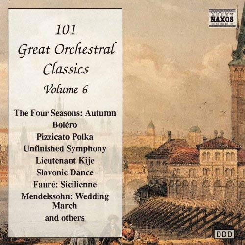 Cover for 101 Great Orchestral Classics 6 / Various (CD) (1994)