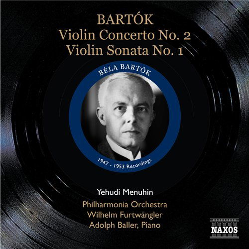 Cover for Menuhin / Furtwängler / Baller · Bartok - Menuhin (CD) (2009)