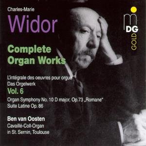 Cover for Widor / Van Oosten · Complete Organ Works 6 (CD) (1998)