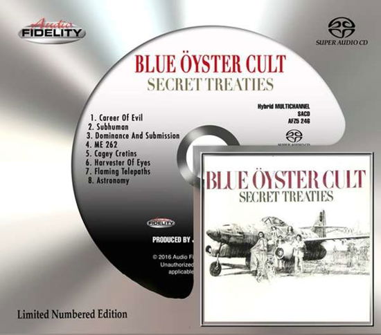Cover for Blue Oyster Cult · Secret Treaties (CD) [Limited Numbered edition] (2016)