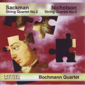 Cover for Sackman / Nicholson / Bochmann Quartet · String Quartets (CD) (2000)