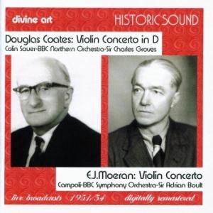 Cover for Coates / Campoli / Bbc So / Boult · British Violin Concertos: Historic Performances (CD) (2006)