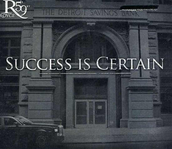 Cover for Royce Da 5'9&quot; · Success is Certain (CD) [Clean edition] (2011)