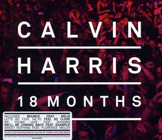 Cover for Calvin Harris · 18 Months (CD) [Bonus CD edition] (2012)