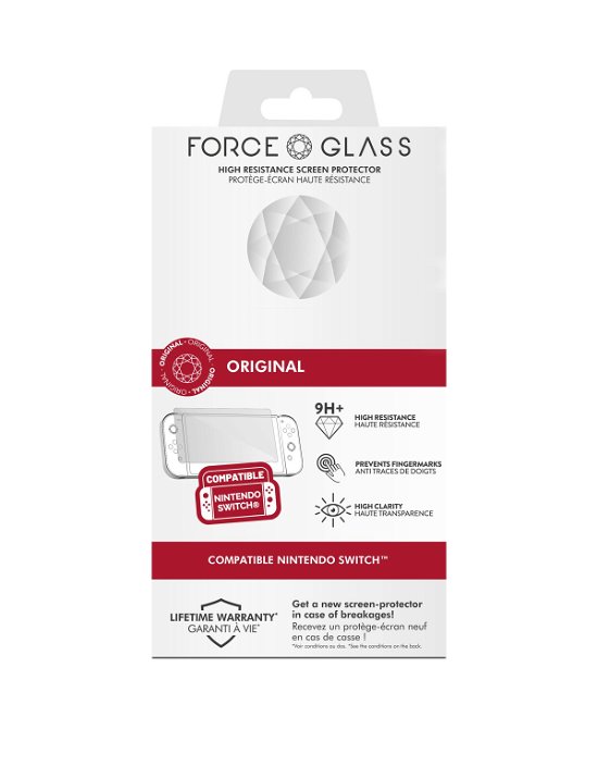 Force Glass Screen Protector Kit Voor Nintendo Switch - Bigben - Merchandise -  - 3665962018622 - 