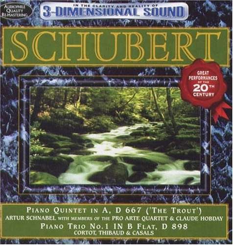 Cover for Schubert · Trout Quintet &amp; Piano Trio No. 1 (CD) (1997)