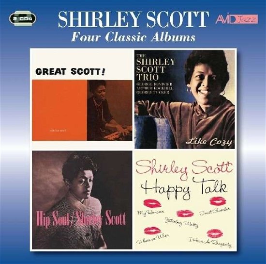 Cover for Shirley Scott · Four Classic Albums (Great Scott / Like Cozy / Hip Soul / Happy Talk) (CD) (2014)
