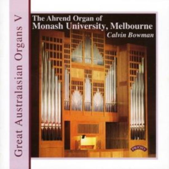 Cover for Various Artists · Great Australasian Organs Vol. 5 - Monash University (CD) (2017)