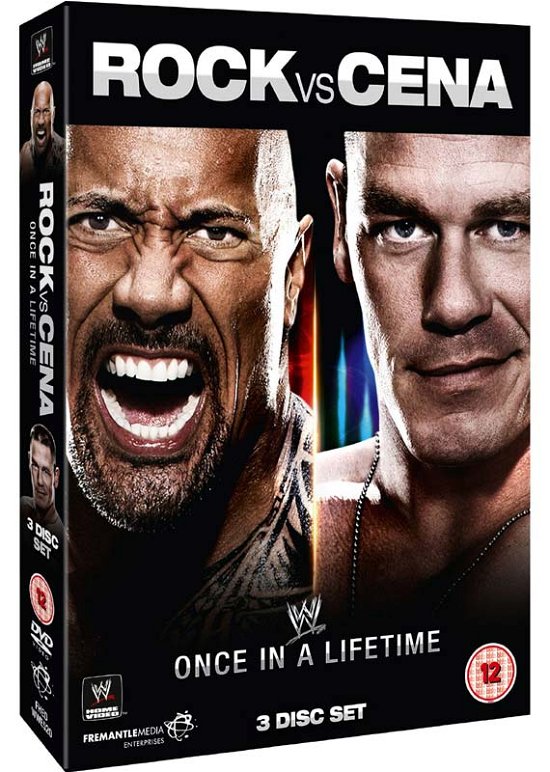 Cover for Rock vs Cena Once in a Lifetim · WWE - Rock vs Cena - Once In A Lifetime (DVD) (2013)