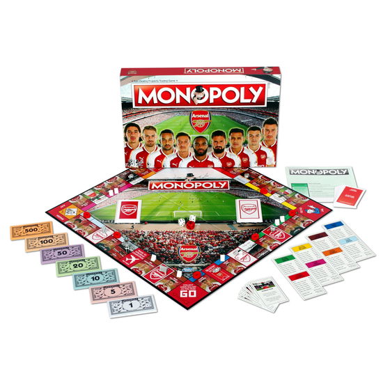 Cover for Winning Moves · Monopoly -Arsenal F.C. 17/18 (SPIL) [Multicoloured edition] (2019)