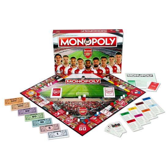 Cover for Winning Moves · Monopoly -Arsenal F.C. 17/18 (GAME) [Multicoloured edition] (2019)