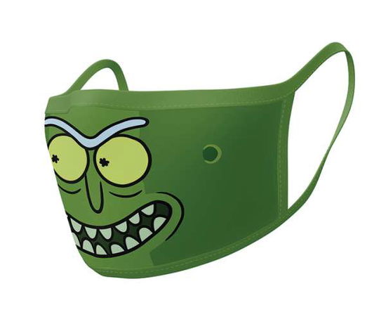 Rick And Morty: Pickle Rick Face Covers 2x (Mascherina Protettiva) - Pyramid International - Merchandise - AMBROSIANA - 5050293855622 - 1. Februar 2021