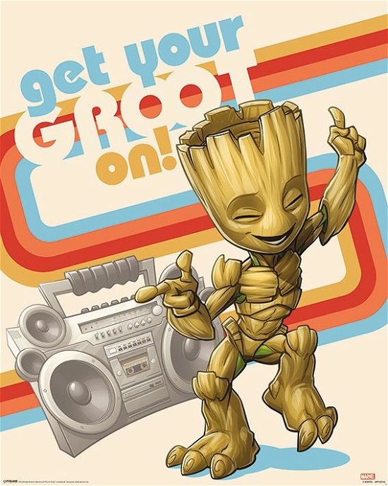 Guardians Of The Galaxy 2 - Get Your Groot On (Poster Mini 40x50 Cm) - Marvel: Pyramid - Produtos - Pyramid Posters - 5050574507622 - 1 de outubro de 2019