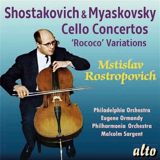 Cover for Rostropovich / Ormandy / Kondrashin Etc · Shostakovich &amp; Myaskovsky Cello Concertos / Tchaik: Rococo Vars (CD) (2015)