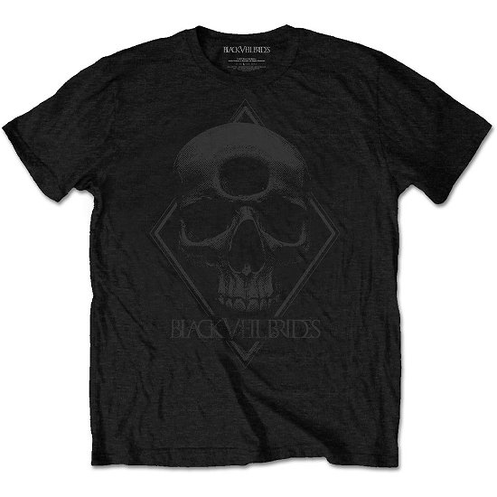Black Veil Brides Unisex T-Shirt: 3rd Eye Skull - Black Veil Brides - Merchandise - BandMerch - 5056170606622 - 