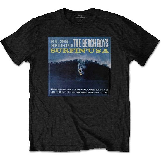 Cover for The Beach Boys · The Beach Boys Unisex T-Shirt: Surfin' USA (T-shirt) [size S] [Black - Unisex edition]
