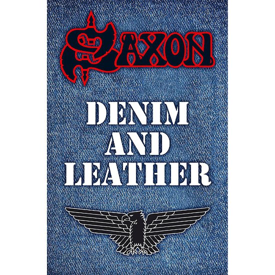 Cover for Saxon · Saxon Textile Poster: Denim &amp; Leather (Poster)